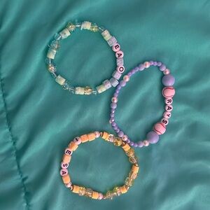 Bracelets already made!